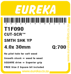T1F090 - Cut Screw -T1F090_Label_T